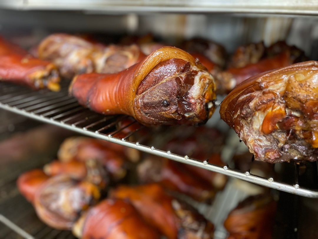 Smoked, nitrate-free ham hock-Feather and Bone Butchery