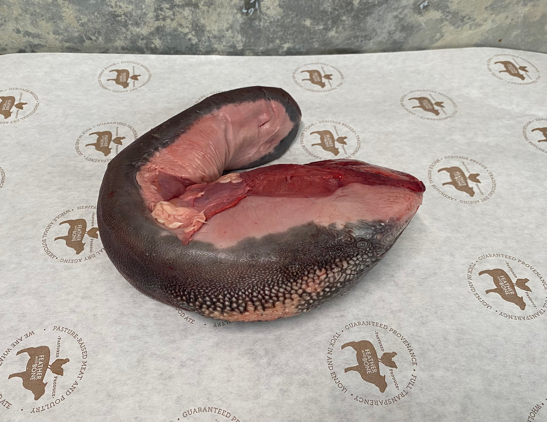 Veal tongue
