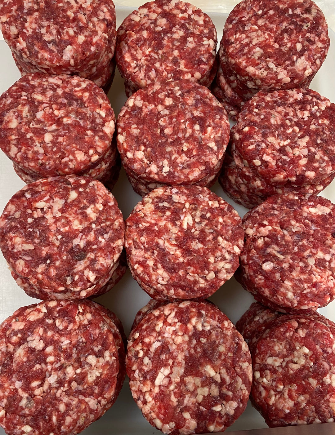 Pastured beef burger - plain 4 pack