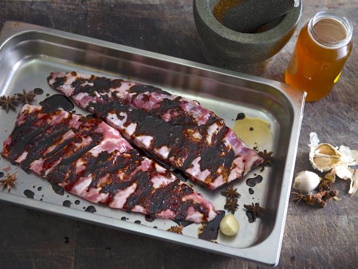 Pastured pork ribs, US style app 1.0 kg