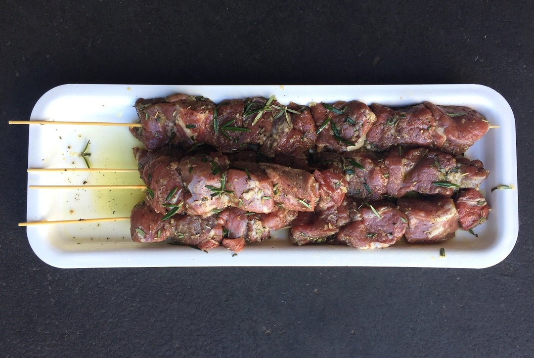 Lamb skewers - marinated x 5