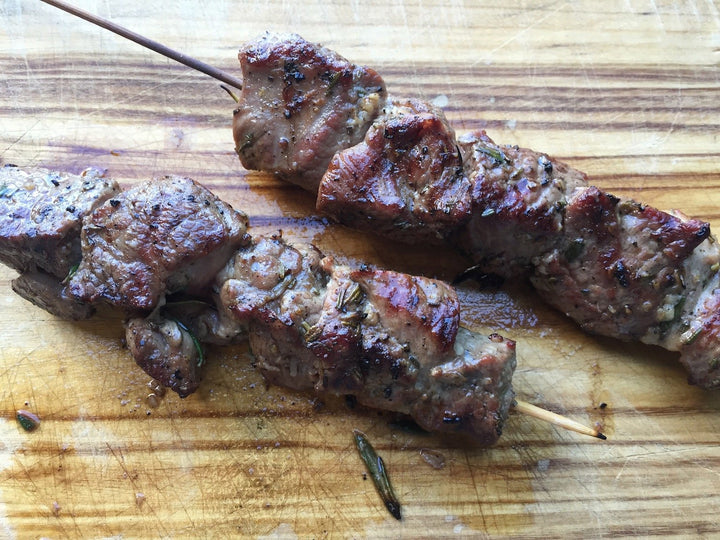 Lamb skewers - marinated x 5