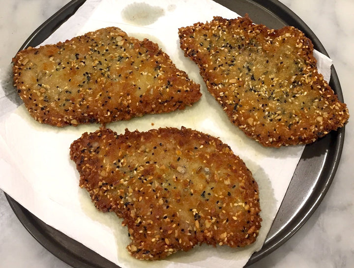 Organic chicken schnitzel - seedy