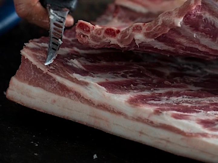 Organic Pastured Pork Belly Boned