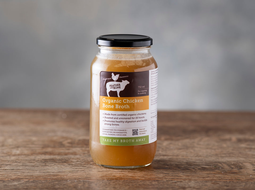 Organic chicken bone broth 750 ml