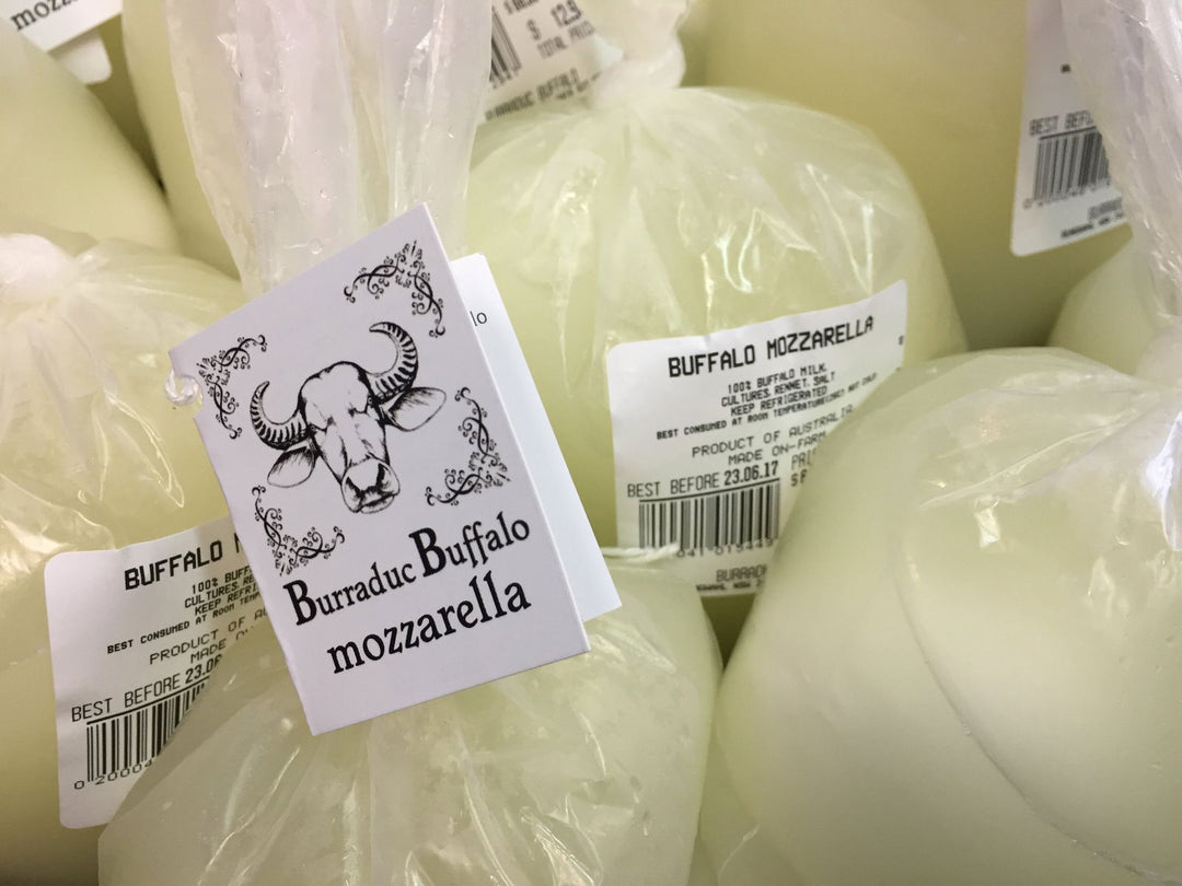 Burraduc Buffalo farmhouse Mozzarella: 2 balls 210 gm