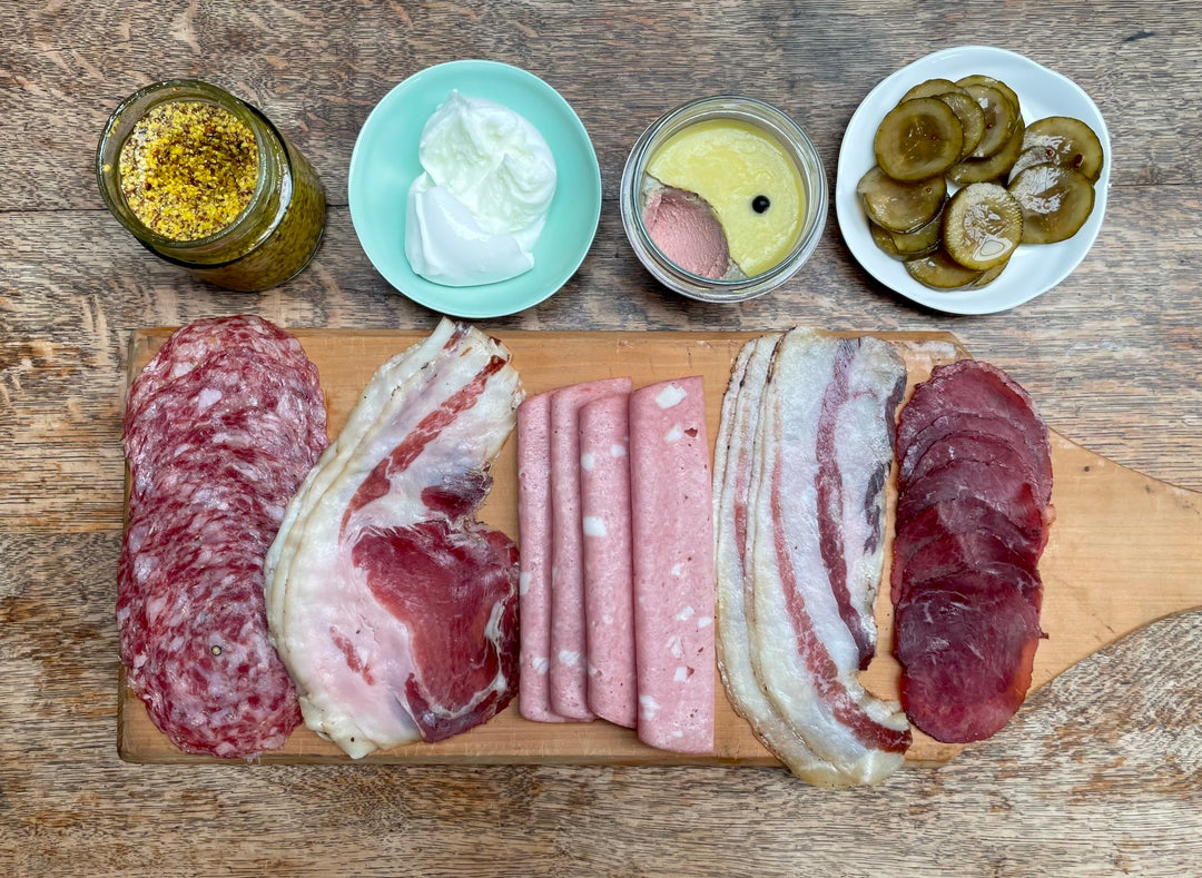 Pastured pork lonza - air-cured: sliced