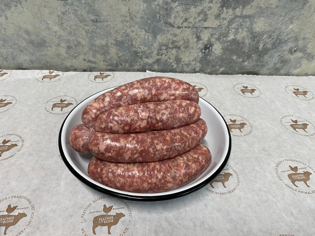 Pastured pork sausages - plain