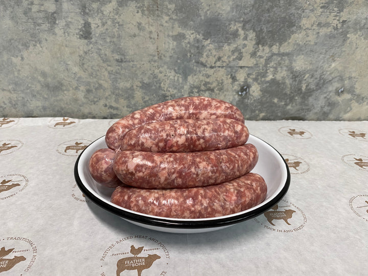 Pastured pork sausages - plain
