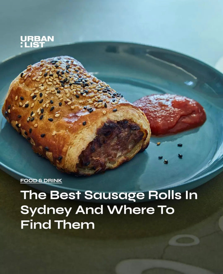 Sausage roll: Pastured Beef & Kimchi