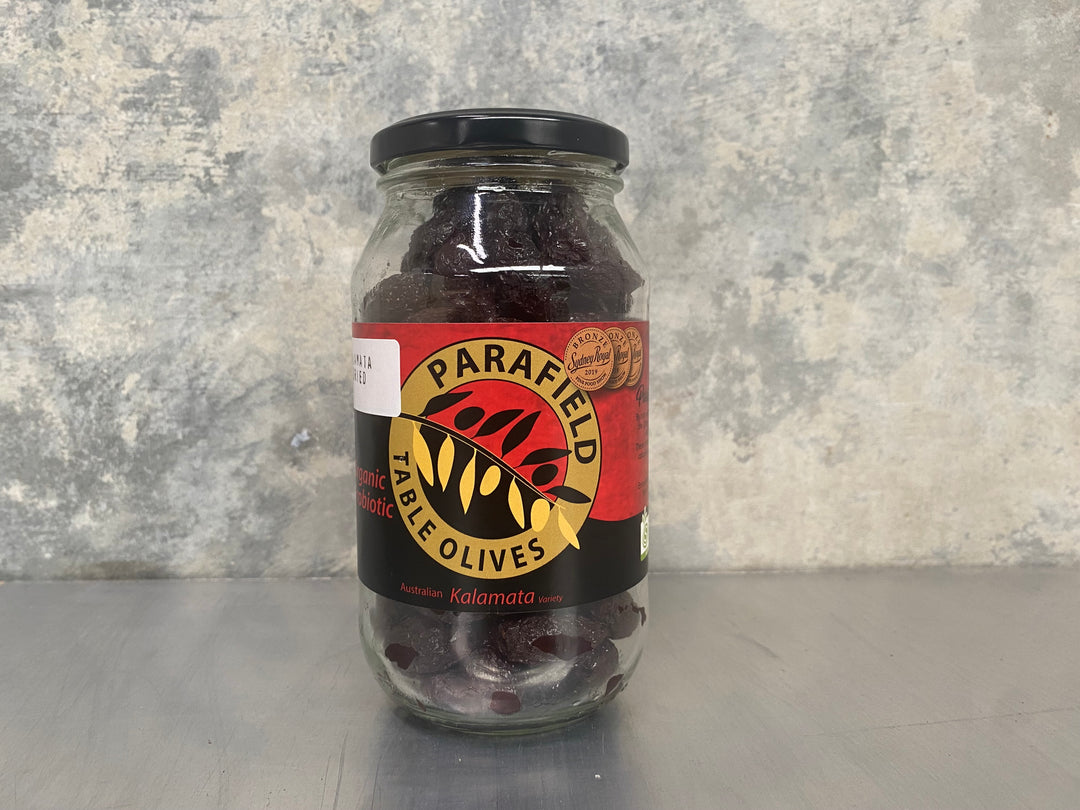 Parafield Organic Olives - Dried Kalamata