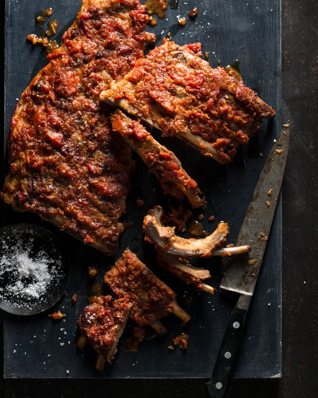 Organic Pastured pork ribs, US style app 1.0 kg