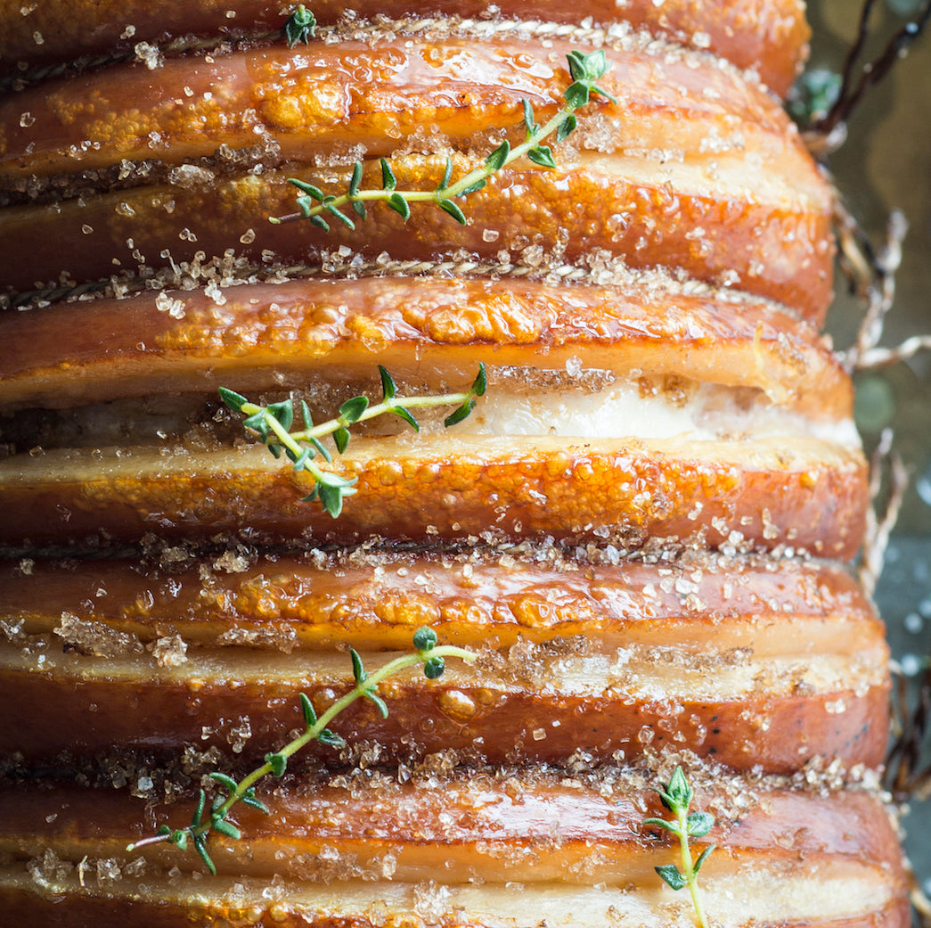 Christmas porchetta - pastured, heritage-breed pork