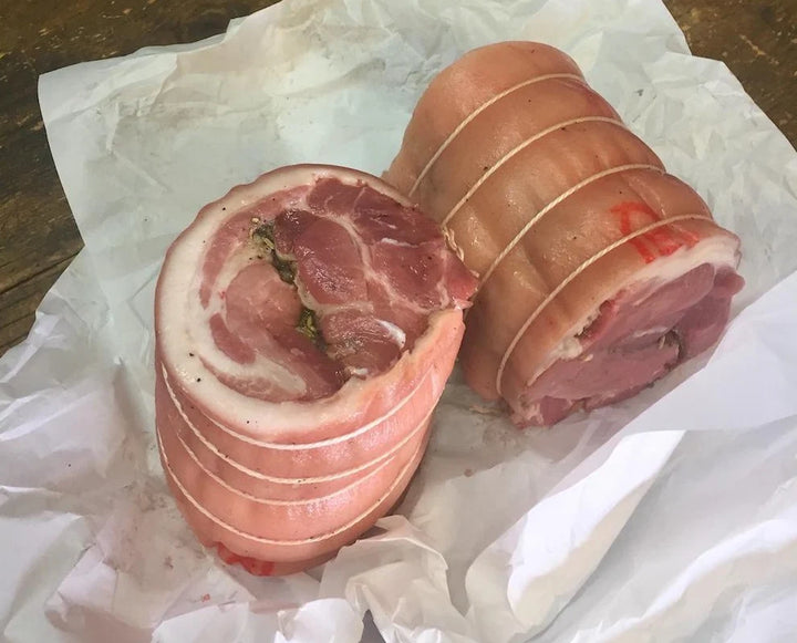 Organic Pastured shoulder porchetta - rosemary
