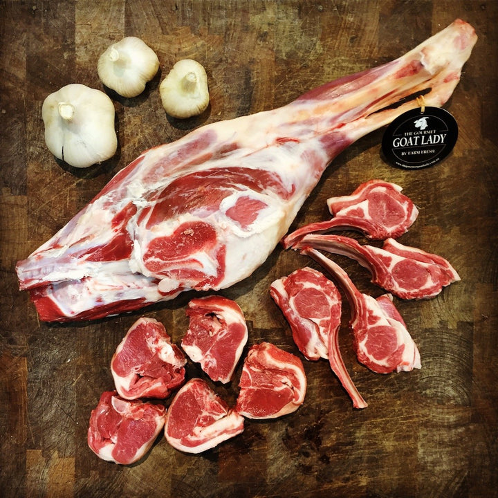Goat loin chops - app 500 gm