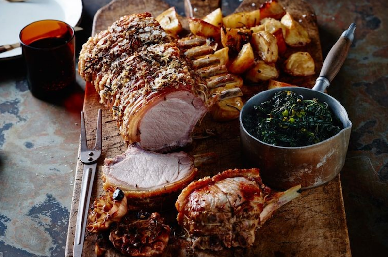 Pastured pork loin rack