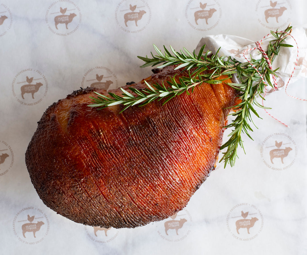 Leg Ham easycarve: pastured, heritage-breed pork