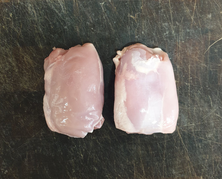 Organic chicken thigh fillet app 350 gm-Feather and Bone Butchery