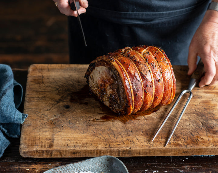 Pastured pork loin, boned roast