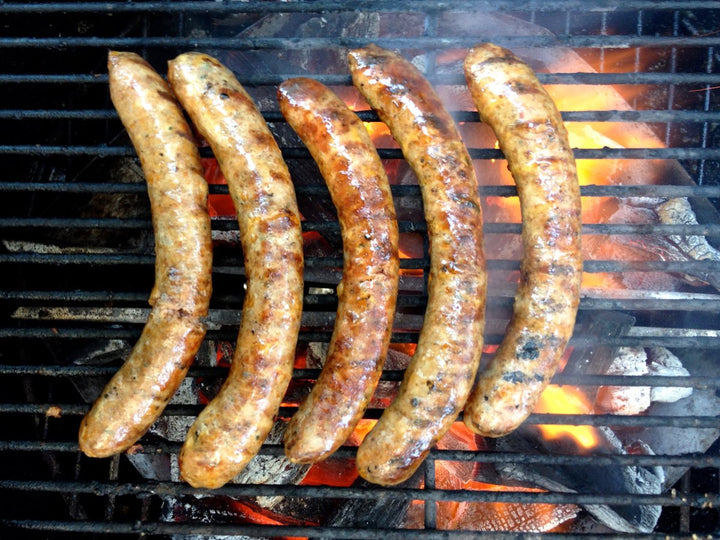 Pastured beef & cracked pepper sausages